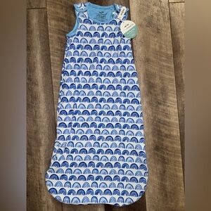 Little Sleepies Blue Rainbow Wearable Blanket Bamboo Sleepy Bag Sleep Sack 6-18